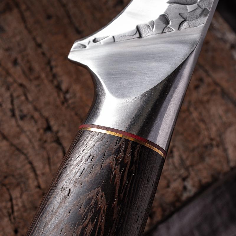 Edelstahl Fischmesser Metzger Obst Gemüseschneider Fleischerbeil Küche Ausbeinmesser