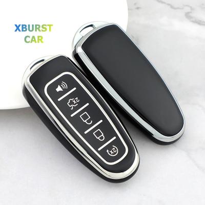 TPU Car Key Case Cover For Edge Explorer Escape Focus Taurus Flex 5Buttons Shell Fob for Lincoln MKS MKT MKX MKZ Navigator