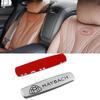 Coprimozzo Ruota Auto Emblema Volante Guscio Adesivo Emblema Cromato Per Cofano Maybach Supporto a Piedi Logo S500 S600 V12 Parafango Laterale Emblema Baule
