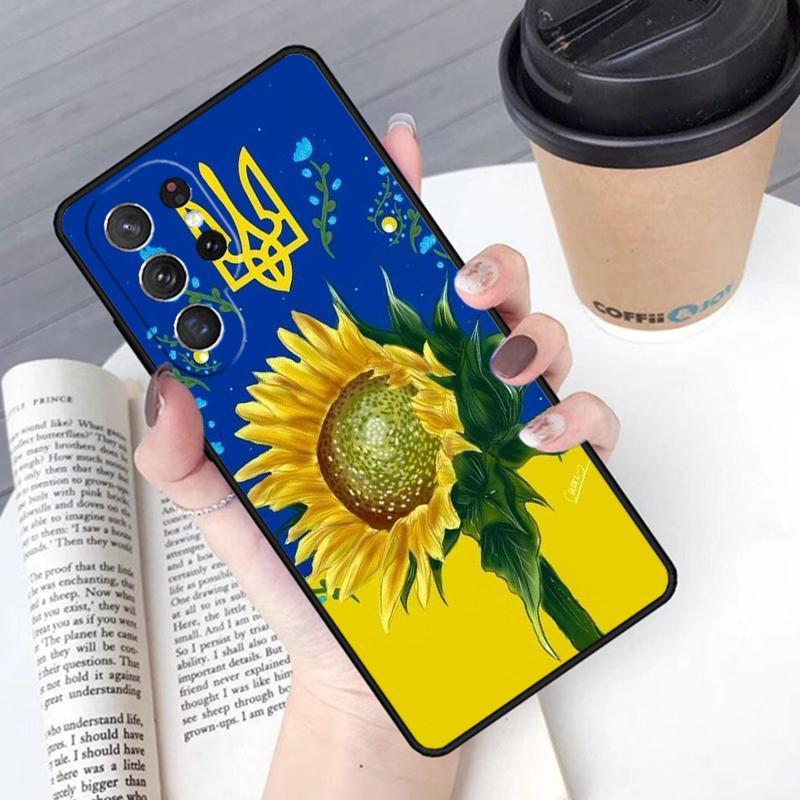Ukraine Ukrainian Girl Phone Case Cover For Samsung Galaxy S24 S25 Ultra S21 S22 Ultra S10E Note 10 Plus Note 20 FE S23