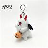 Cute Ghost Keychain Pendant Halloween Plush Keychain Spooky Stuffed Toy for Backpack Gift Party Keys Soft Mini Doll Bag Charm Festive Kids