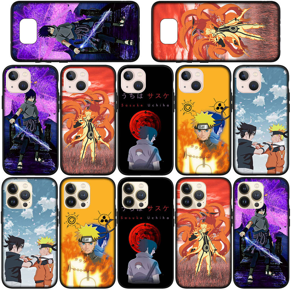 Phone Case for iPhone 17 16 15 Plus Xiaomi Poco F8 F7 X7 X6 M8 C85 C75 Redmi Note 14 12 11 13 Pro Max A4 14C 13C 15C Poster Naruto Uchiha Sasuke Cover