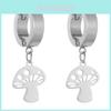 Fashionable Lightning Mushroom Ear Clips For Women Trendy Geometric Alloy Earrings