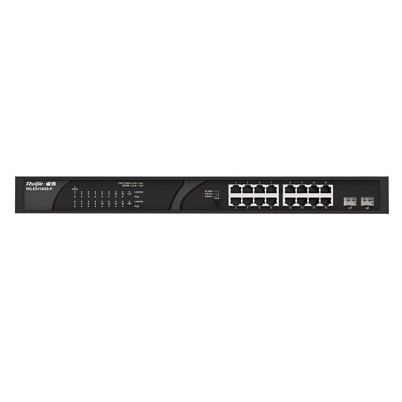 Ruijie RG-ES118GS-P-E 16-Port Gigabit Unmanaged PoE Switch