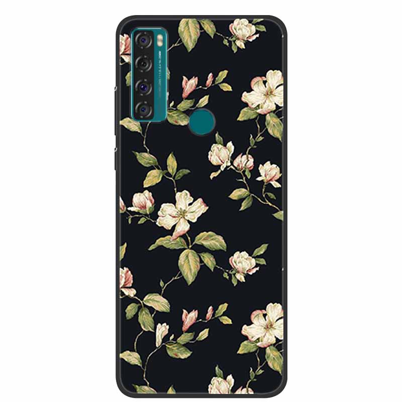 Case For TCL 20 SE Luxury Silicone TPU Soft Phone Cover For TCL 20 SE Case T671H 6.82" Funda Animal Capa Cute Shockproof Coque