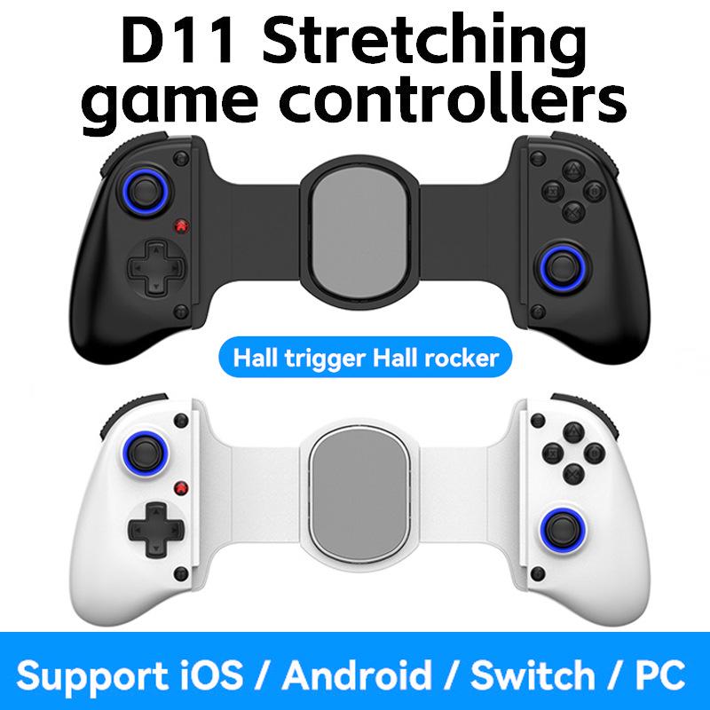 D11/D11S Wireless Stretchable Game Controller with Hall Triggers & Macro Buttons for Switch/Android/iOS/PC