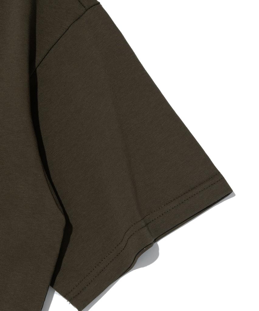 BLACK BRIAR Surf Club Logo T-Shirt (Khaki)
