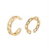 New Arrival Multicolor CZ Crystal Ear Cuff Stackable C Shaped Ear Clips No Pierced Cartilage Earring for Women Earcuffs