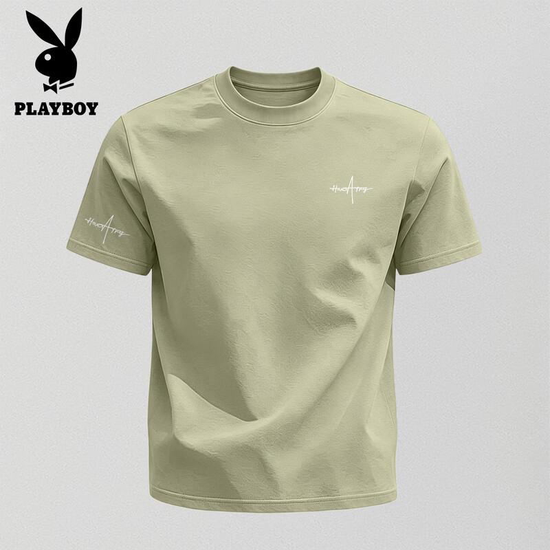 PLAYBOY Men s Loose Fit Cotton Short-Sleeve T-Shirt 3XL