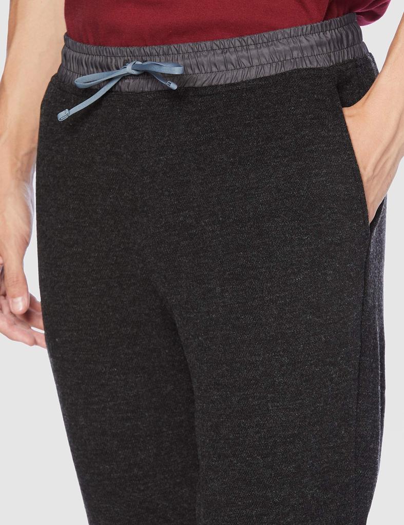 Mizuno Wool Calze Tapered Pants Charcoal Size XL Men's (Go To) B2MF0515, Heather, (Japan XL)