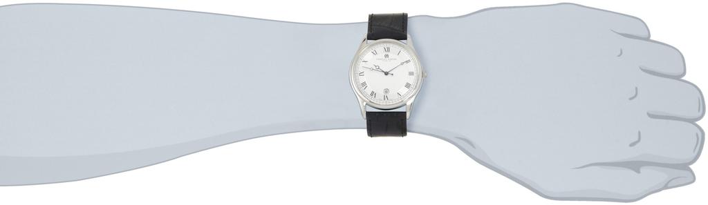 Charles Paris Black Hubert, Men's Watch, 3-Hand, Date, 3814-WW,