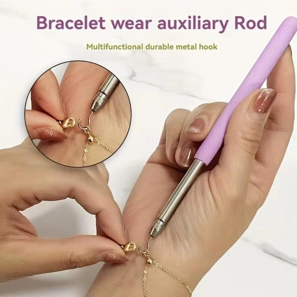 Stainless Help Wear Bracelet Tool Retractable Bracelet Fastener Helper Watch Strap Helper