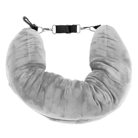 

Набивная подушка для шеи для дорожной одежды Набивная дорожная подушка для шеи Наволочка для шеи серый