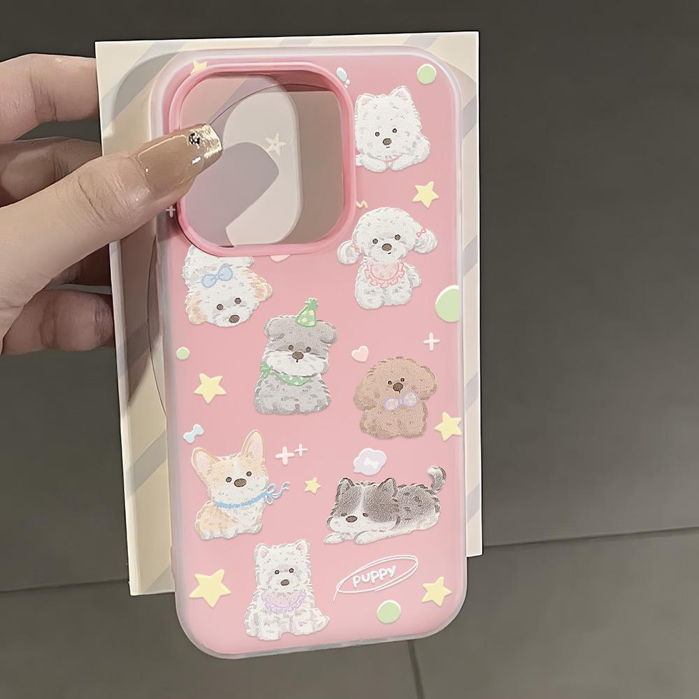 Malovaný kryt na telefon pro iPhone 15 11 13 14 pro 15 16 Pro Max 12 13 16 Pro Roztomilý Módní Vtipný Kryt na telefon se šňůrkou Nejnovější Doporučení Top prodeje