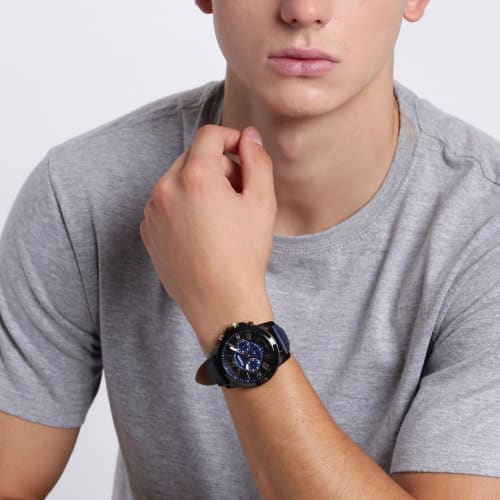 FOSSIL Men's Grant Chronograph Analog Casual Quartz Watch (FS5061) with International Shipping