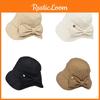 Elegant Womens Bucket Hat With Wide Brim And Windproof Design For Casual Everyday