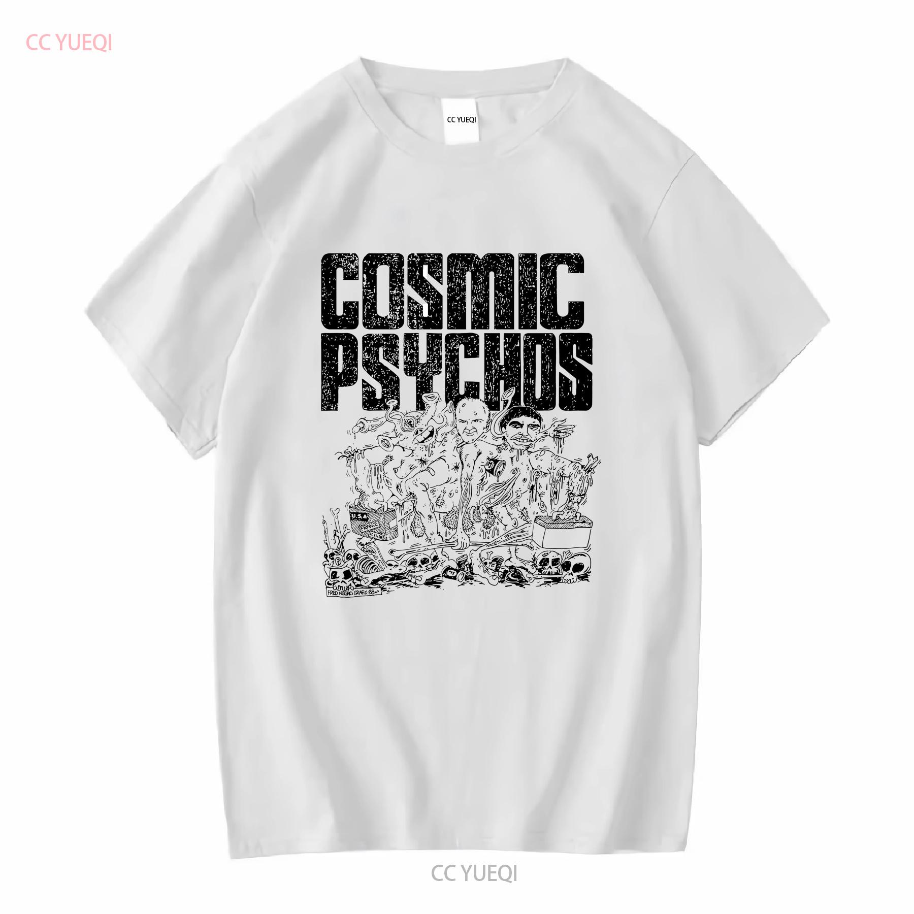 Seltenes Cosmic Psychos Band T-Shirt für Fans S4455 Lang- oder Kurzarm Vintage Gewaschen Dehnbar Weich Stylisch Atmungsaktiv Unisex 4XL