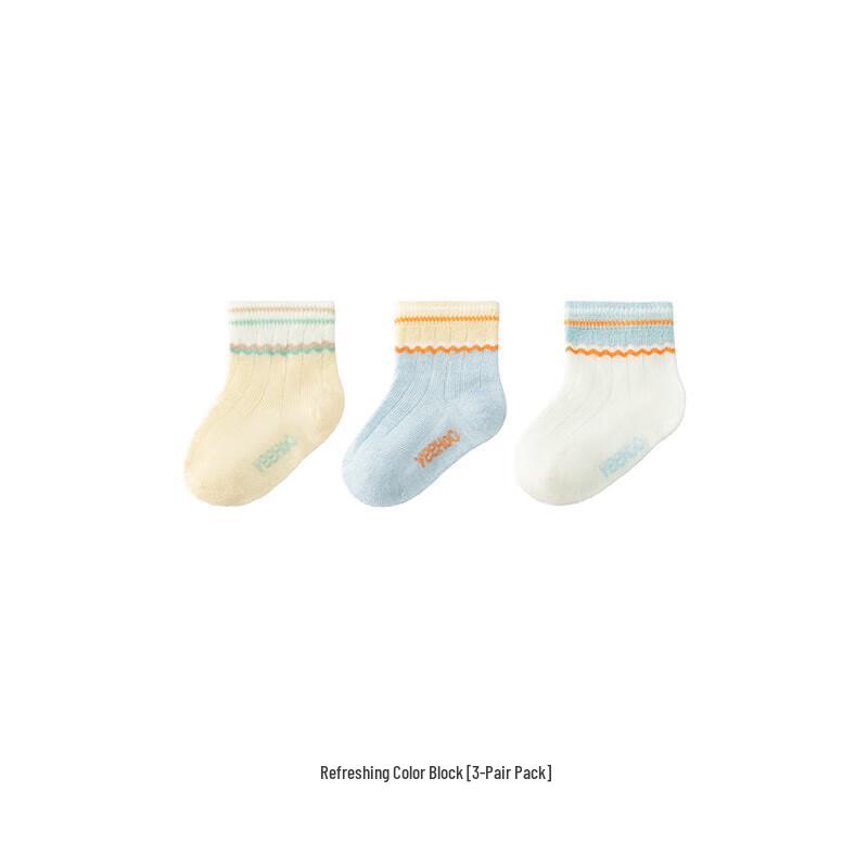 YEEHOO Kids' Summer Breathable Anti-odor Silk Socks 3-Pack