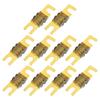 Hihaha Mini ANL Fuse 70A / Car Audio CD Fuse / Durable / 10pcs Golden Tan