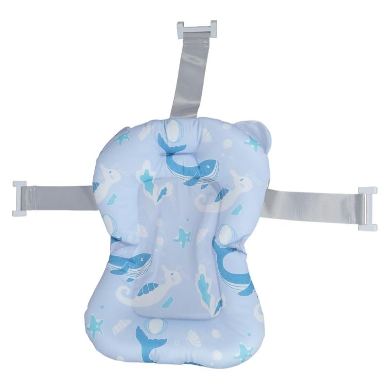 Infant Baby Bathing Pad Soft & Lightweight Newborns Bath Net Toddler Bath Rack Shower Accessories for Safe Bathing