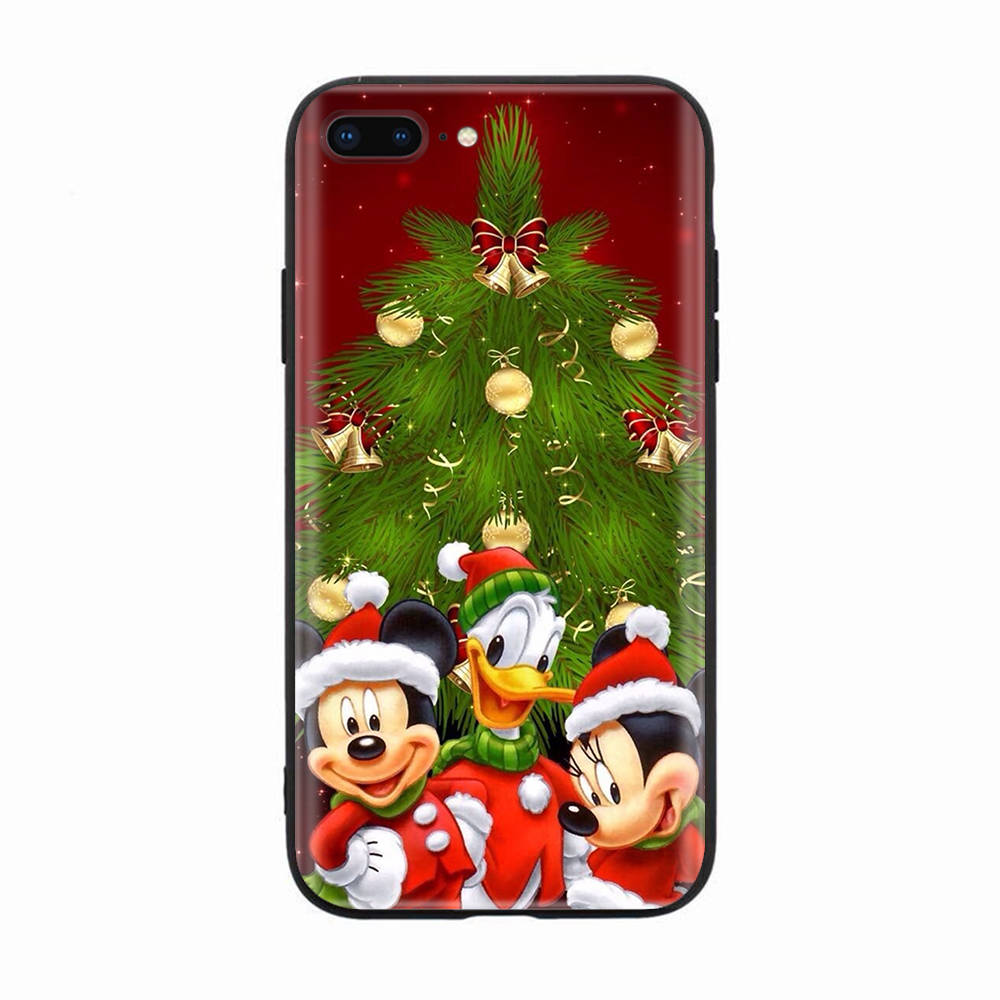 Black Case for Xiaomi Redmi 13C Note 9 iPhone XR 7 8 14 15 11 12 13 X XS Pro Max Samsung A25 S23 S24 FE Ultra Plus Christmas Xmas