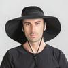 Summer outdoor sun hat women's hat fishing hat breathable sunscreen big eaves sunshade bucket hat