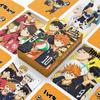 92Pcs Haikyuu Anime Double Sided Lomo Cards with Stickers Set - HD Character Printing Photo Cards Fans Collection Gift