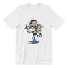 Gaston Lagaffe Comics Cotton TShirts The Twins Of Gambler Personalize Homme Unisex T Shirts Funny Tshirt Tshirt Clothing Oversized