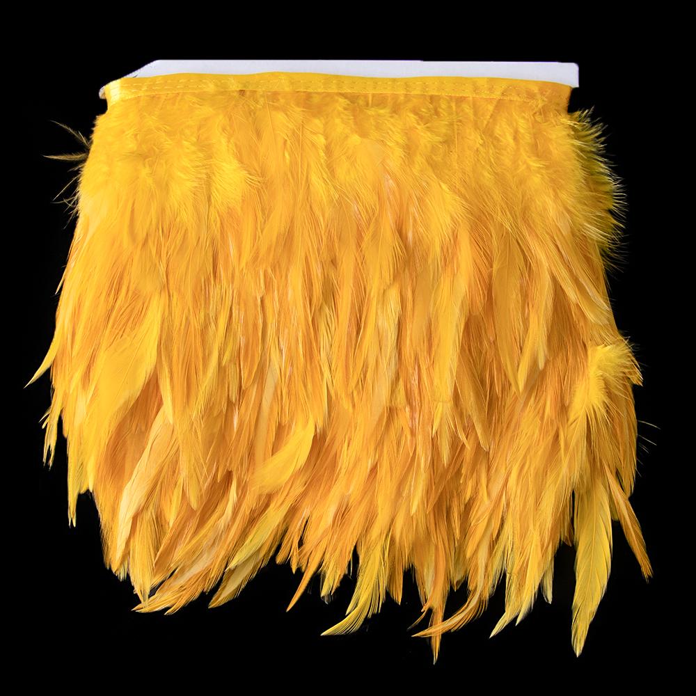 1Meter White Feathers Trims Dress Cloth Sewing Crafts Rooster Saddle Feather Ribbon Fringe Wedding Party Decoration Plumes