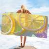 Bunter Strandball blaues Wasser Strandtuch Sommer Pool Brise Meeresurlaub schnelltrocknendes Handtuch