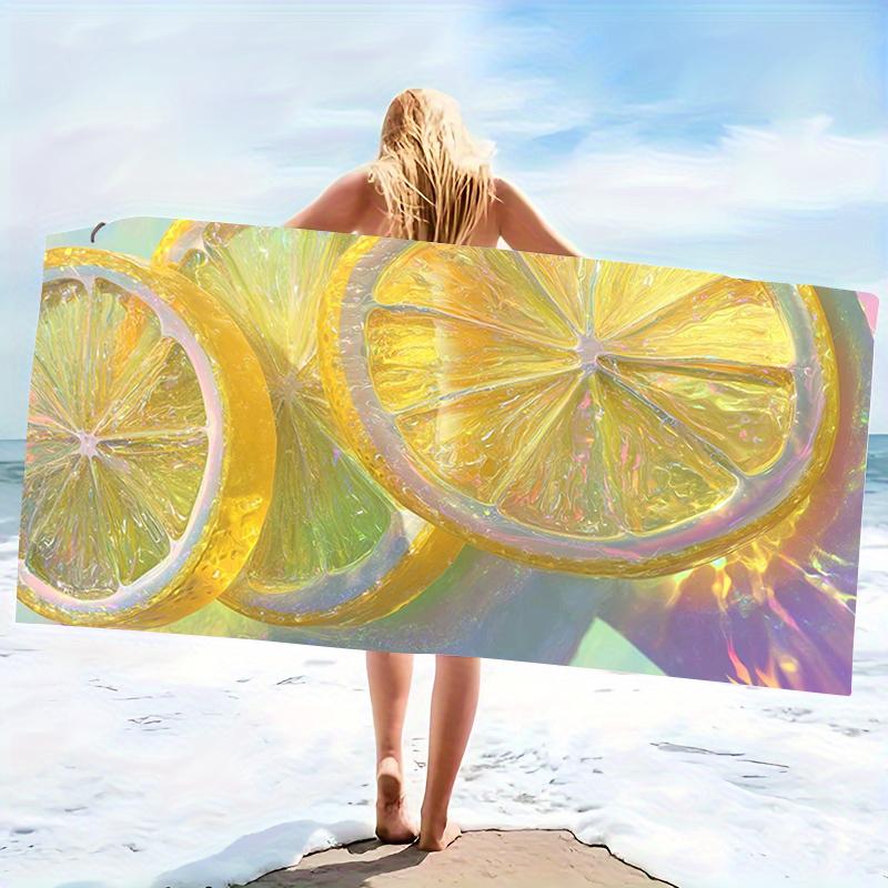 Bunter Strandball blaues Wasser Strandtuch Sommer Pool Brise Meeresurlaub schnelltrocknendes Handtuch