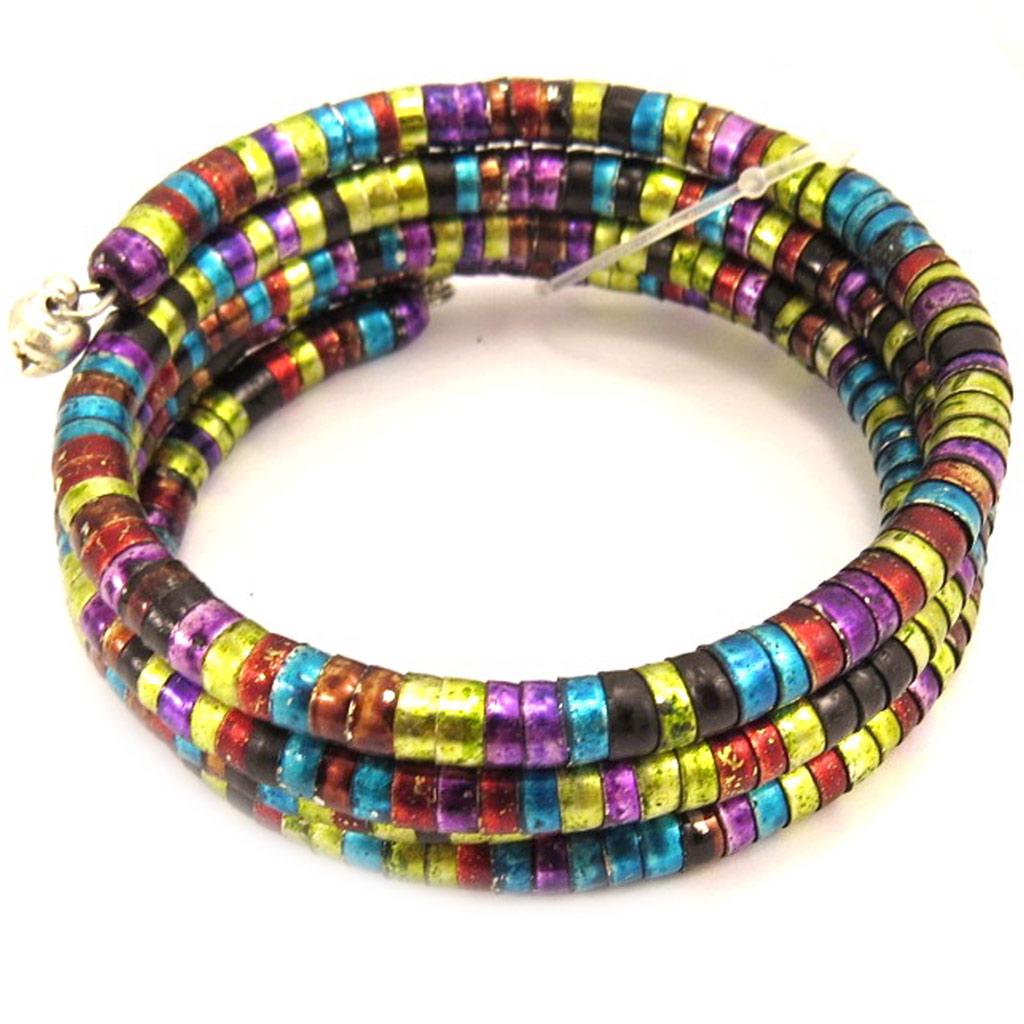 Les Trésors De Lily [L5263] - Designer Bracelet 'Kilimanjaro' Tutti Frutti