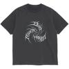 Black Hole Y2k Street Fashion Trend Casual Tshirt Unisexs and Womens Luxury Brand Top