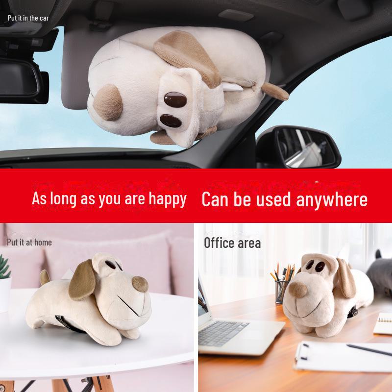 Aichewu Carino Cartone Animato Auto e Casa Scatola Fazzoletti Accessorio Doppio Uso
