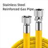 0.5/1/1.5/2/2.5m Stove Gas Line Armored Gas Dryer Hose Kit Universal Natural Gas Pipe Commercial