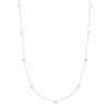 Ania Haie Silver Bezel Cubic Station Necklace N065-06H