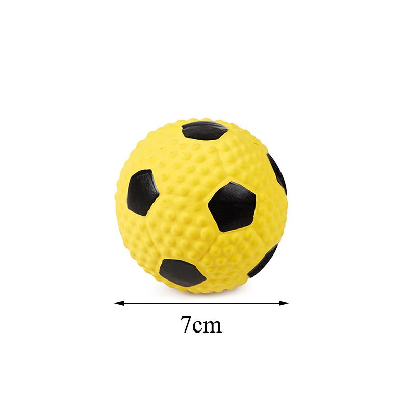 

Squeaker French Bulldog Pet Ball Toys for Small Medium Dogs Rubber Puppy Dog Chew Toy Shiba Inu Balls mascotas Accessories As the pictures