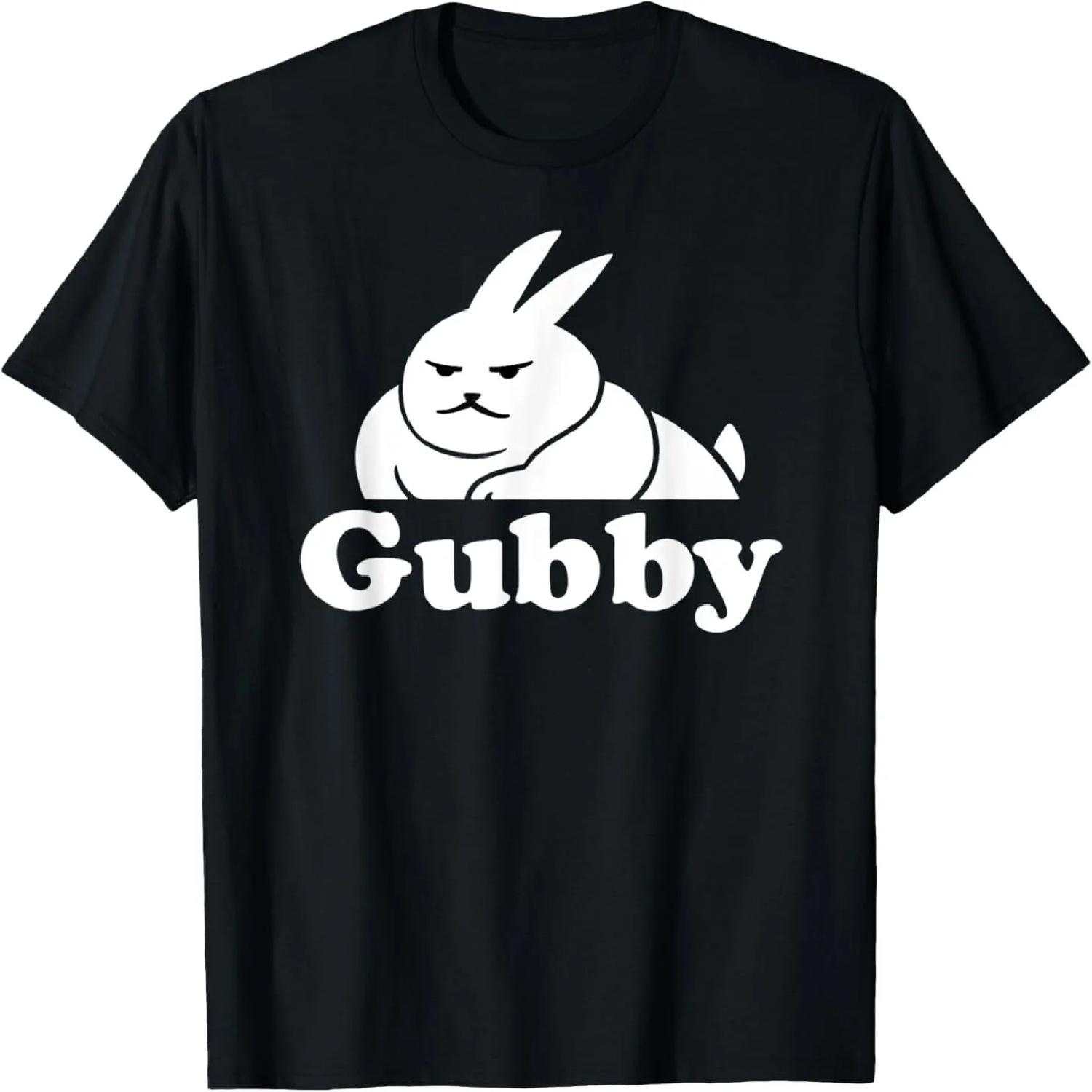 Funny Cute Rabbit Meme Gubby The Rabbit Gubby T-Shirt S