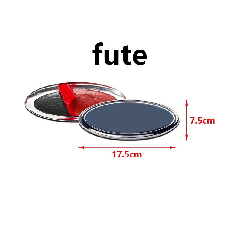 Front Grille Logo Hood Logo Badge Sticker Blue Logo Accessories For Focus Mk2 Mk3 Fiesta Mk7 Ranger Mondeo Mk4 S-MAX