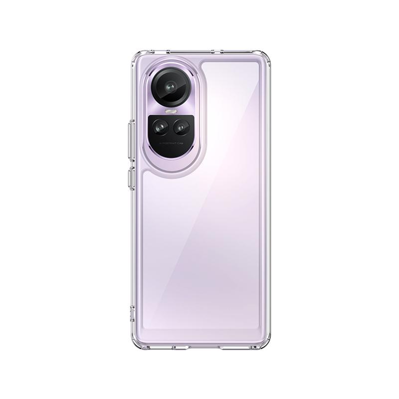 For Reno 10 Pro Case Cover OPPO Reno 10 Pro Plus Capa New Shockproof Bumper Clear Transparent Multicolor Fundas OPPO Reno 10 Pro