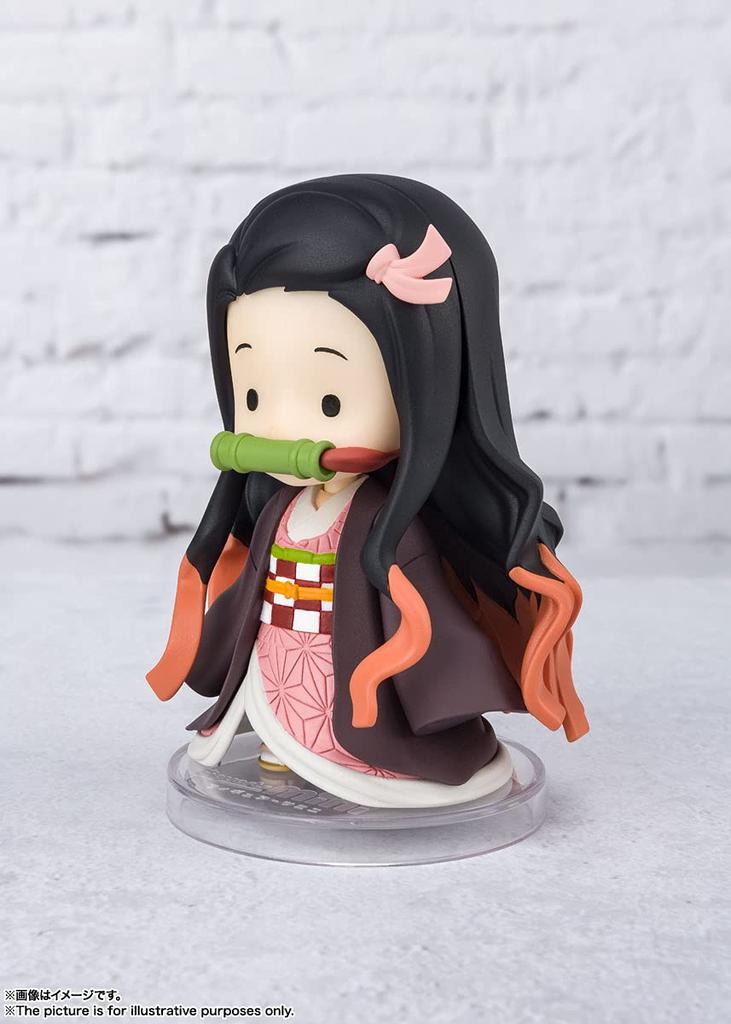 TAMASHII NATIONS Figuarts Mini Demon Slayer: Kimetsu No Yaiba Little Nezuko Approx. 75mm Made of PVC and ABS Painted Movable Figure