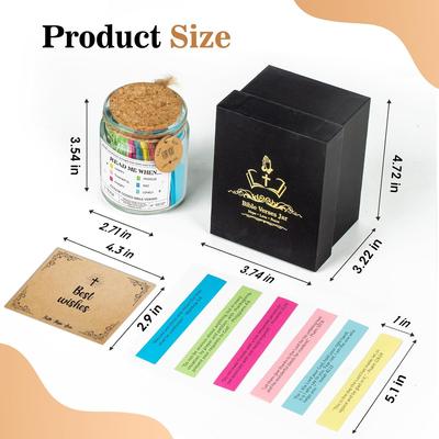 Glas mit Bibelvers(KJV) - Christliche Geschenke für Frauen, Männer, Mama, Papa, Freunde, Geburtstagsgeschenke für Frauen, Weihnachts- & Muttertagsgeschenk - Gebets- & Hoffnungsglas