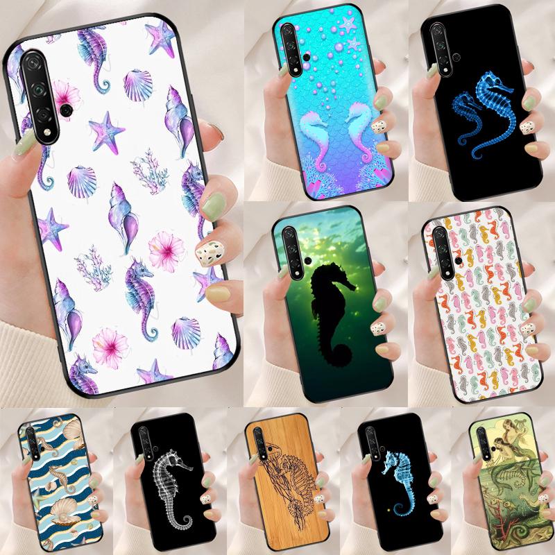 Starfish Seahorse Pattern For Huawei Nova Y90 Y70 Y60 Y61 Y91 Y72 9 10 SE 12i 12s 11i 5T P60 Pro P20 P30 P40 Lite Case