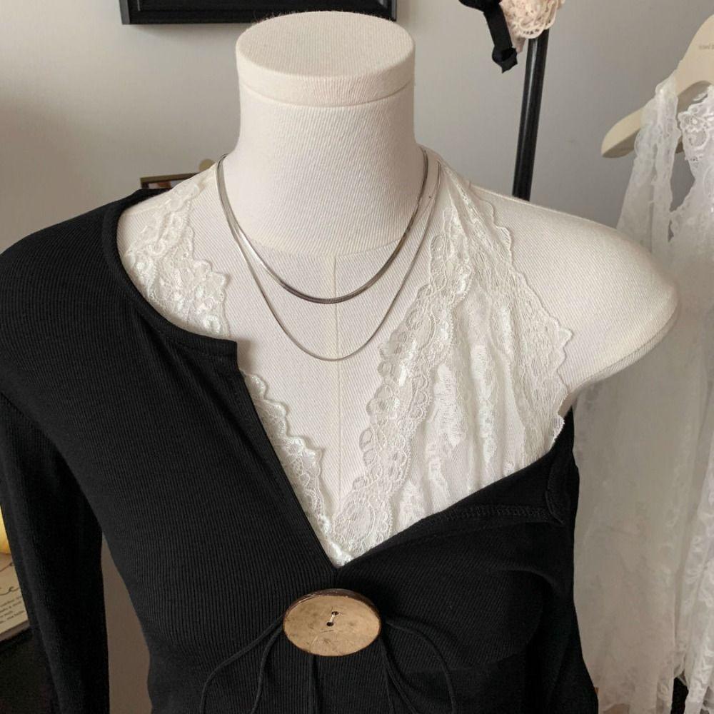 V-neck Lace-up Short Skirts Transparent Dresses Women Fashion Lace Halter Dress For Girls