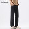 Mark Fairwhale Men's Loose Straight Leg Black Cotton Jeans