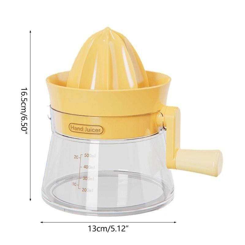 Leichtes manuelles Presswerkzeug Küche Kunststoff Manuelle Handpresse Entsafter Mixer für Nährstoffgetränke X3UC
