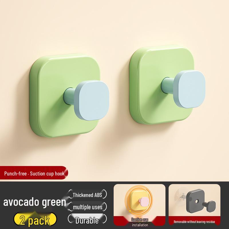 Macaron Adhesive Wall Hook - Coat Rack for Entryway, Bedroom, Living Room