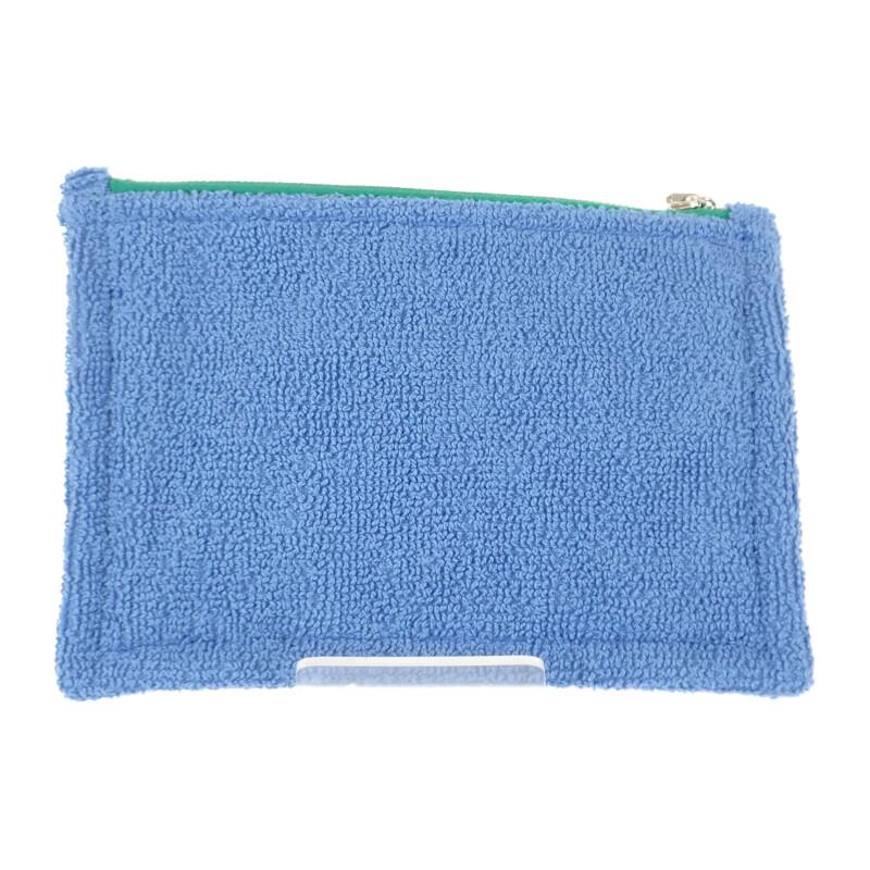 HERMES  H103759M02  Pouch Blue Cotton Women