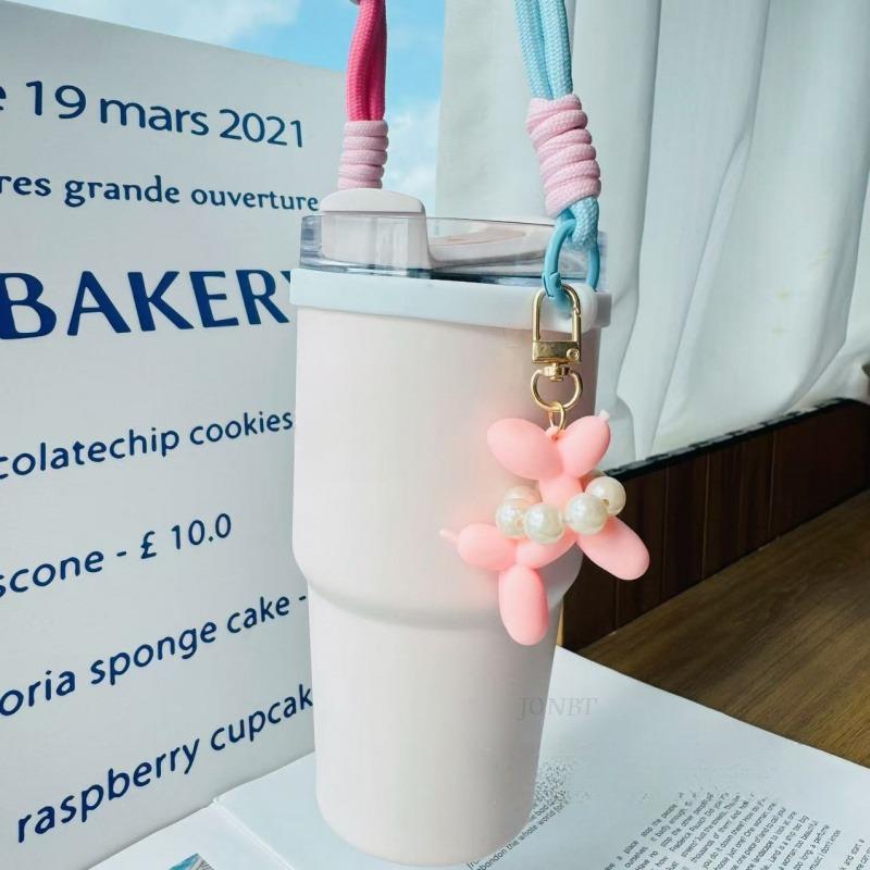 Original Thermos Handle Strap Holder For 6-10cm Tumbler Strap Silicone Sling Suitable For Stanley 30oz/40oz Cup Accessories