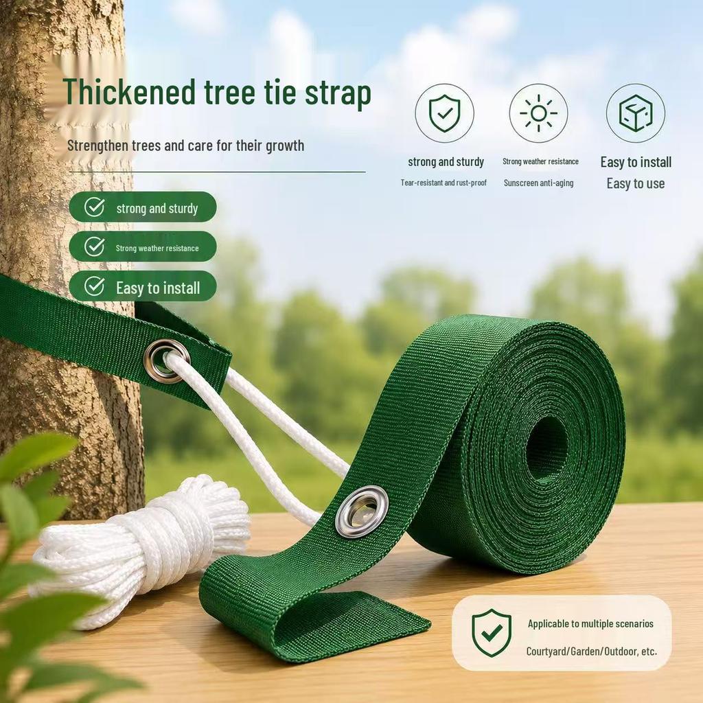 Typhoon-Proof Tree Support Straps: Nylon Anti-Tip Reinforcement for Small Trees